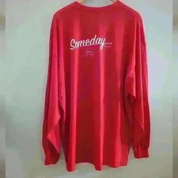 GILDAN | Men's Red Party Like Its 1998 Long Sleeved Shirt - Picture 3 of 4